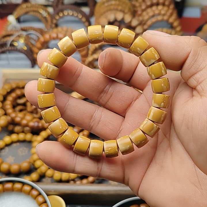 紫金鼠手串11花皮直切