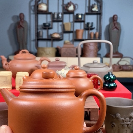 紫砂茶杯泥*德钟精工半手