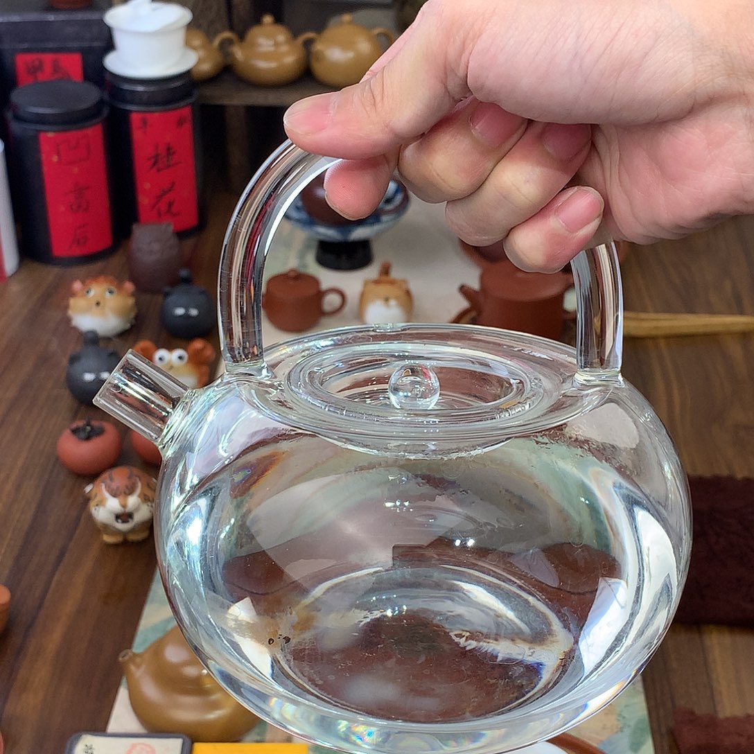 玻璃煮水壶苹果800ml