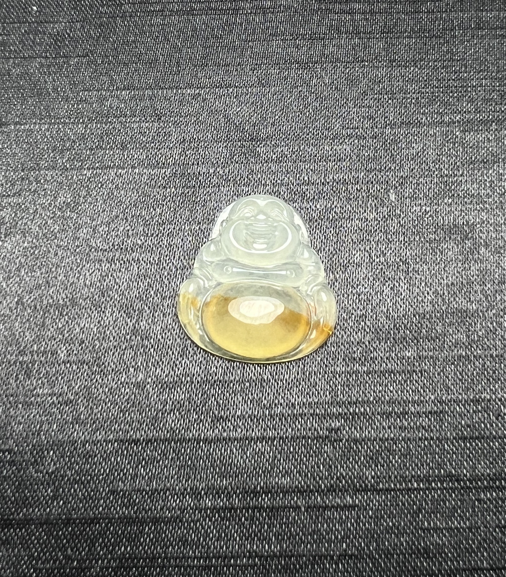 纯天然缅甸A货翡翠小佛公气质时尚 精致