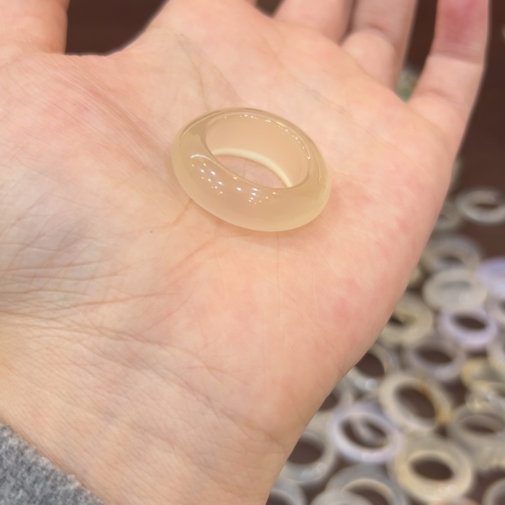 玛瑙/玉髓合金戒指28港18