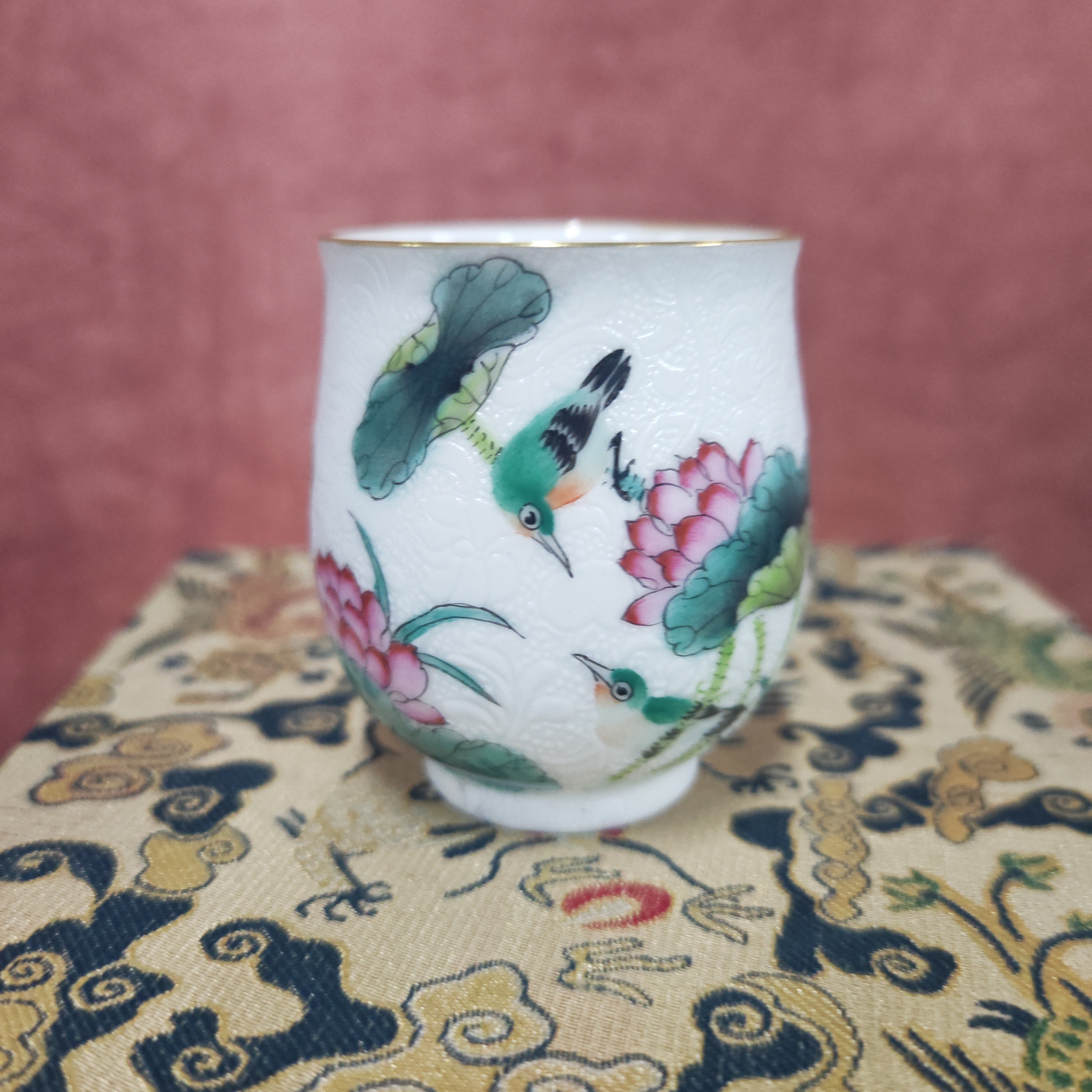  【景德镇】高温陶瓷，ZWY茶道渐变杯18