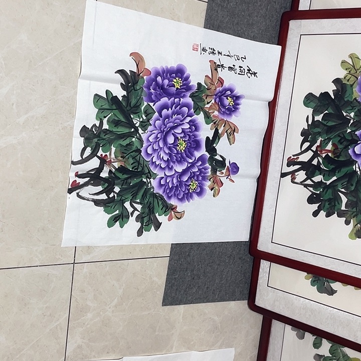 国画国画作品展牡丹