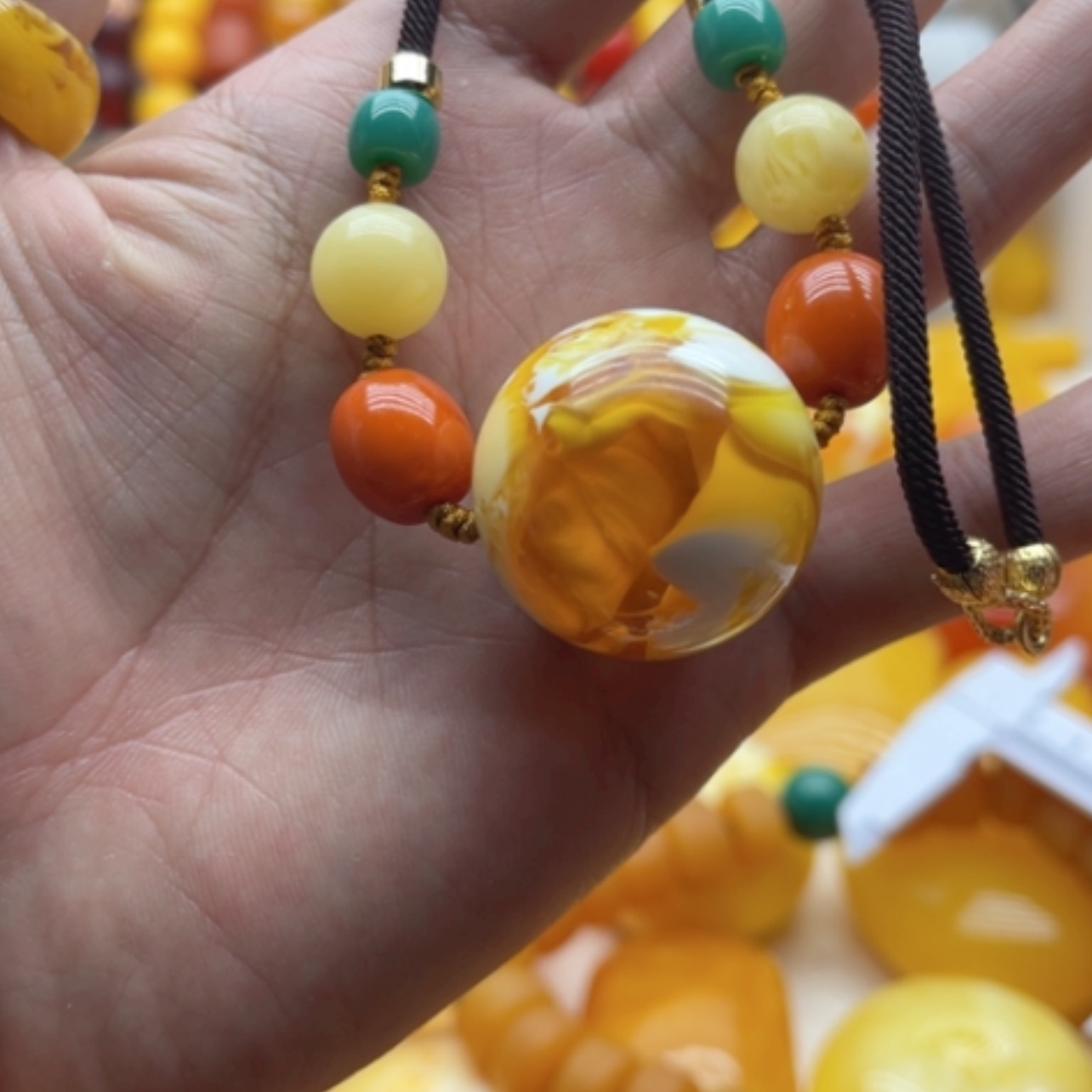 【闪购商品】琥珀手镯未镶嵌蜜蜡项链