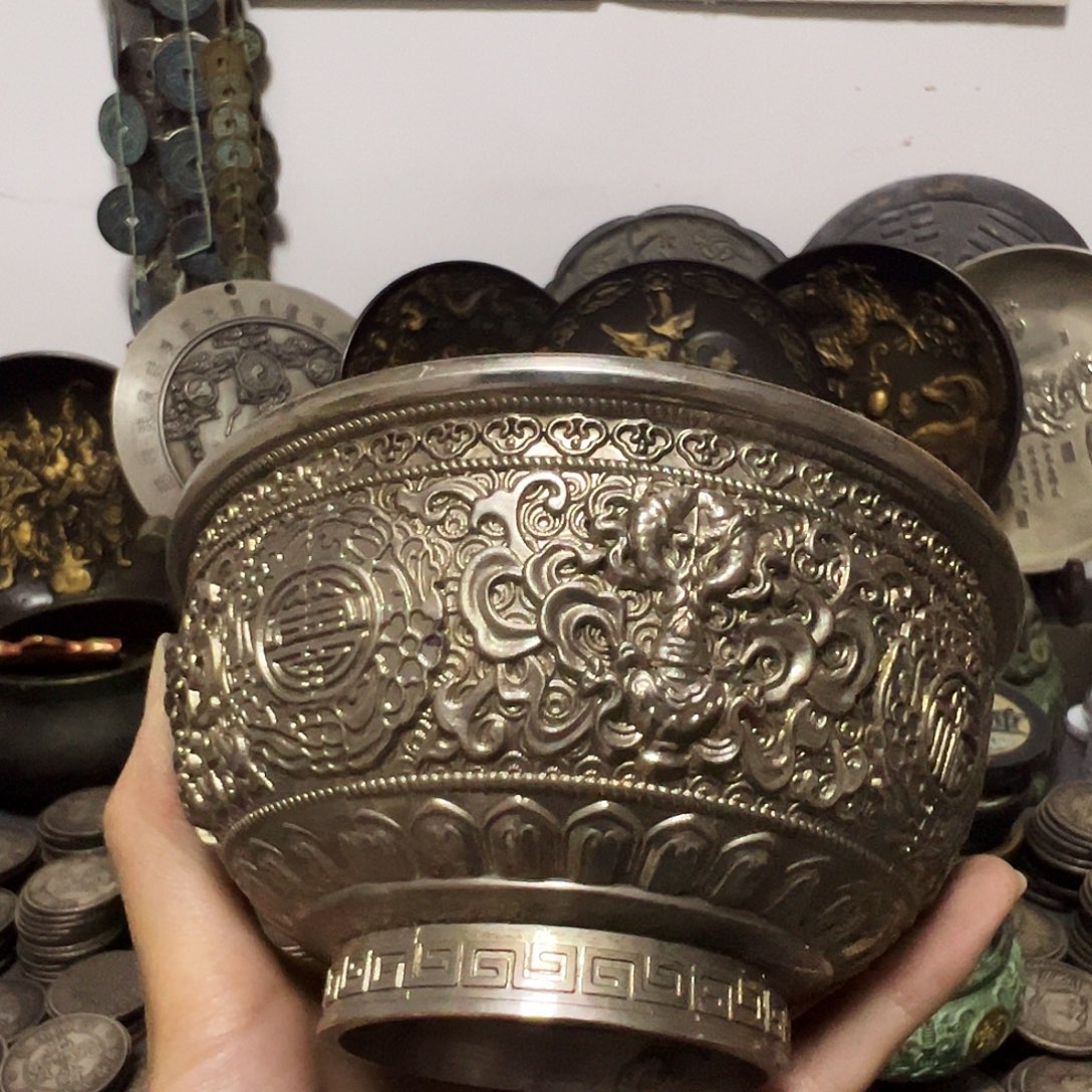 金属复古工艺品小碗