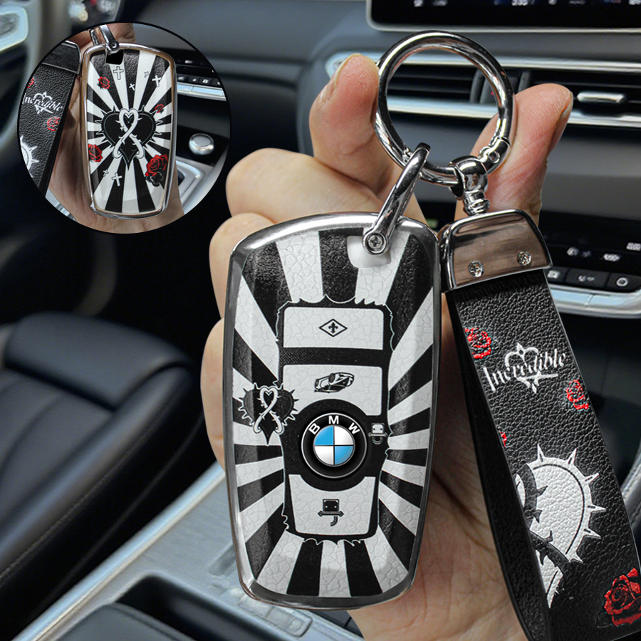 宝马3系钥匙套320li三系5系530车1系x1女x3五系x5男525刀锋壳x2扣