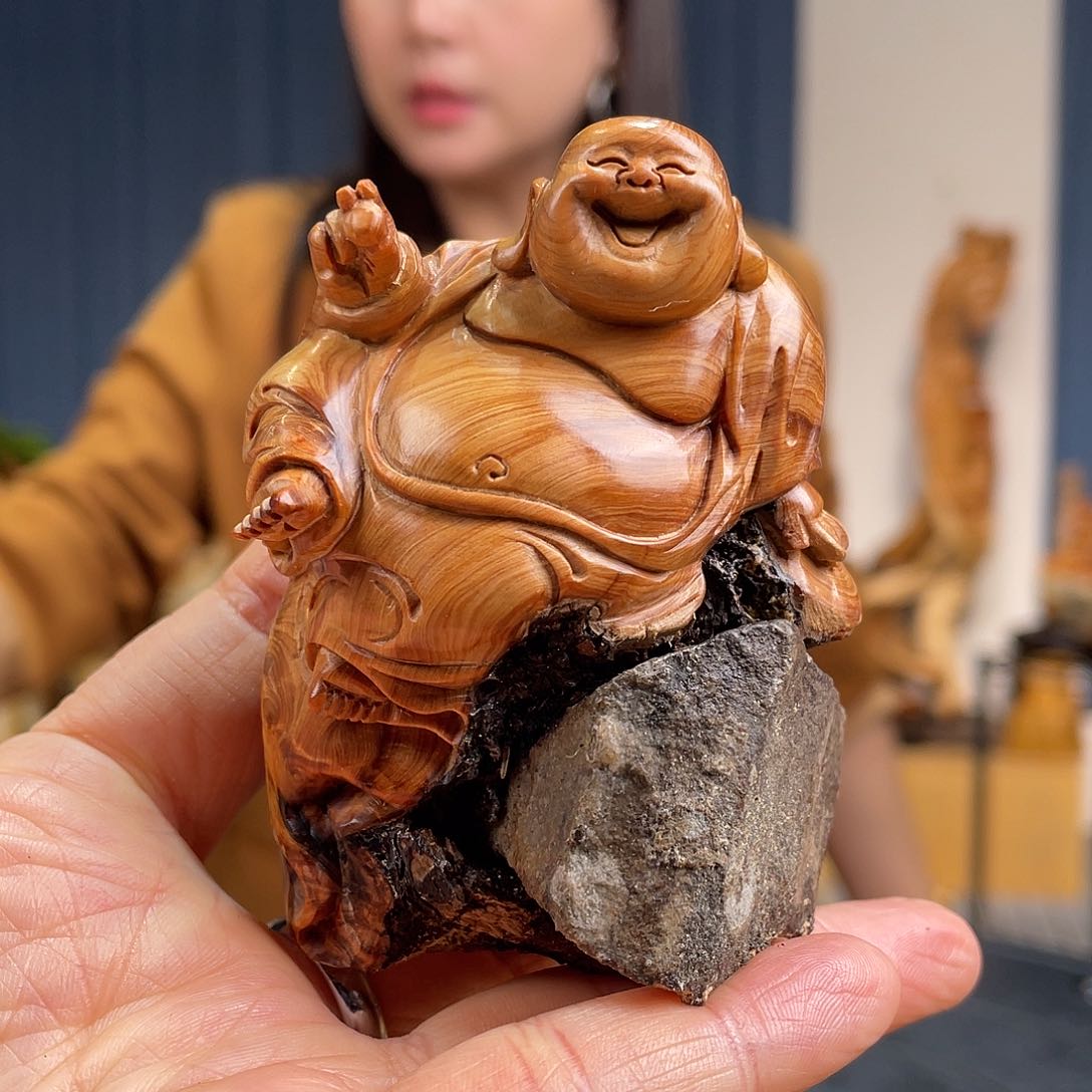 柏木（崖柏）手把件