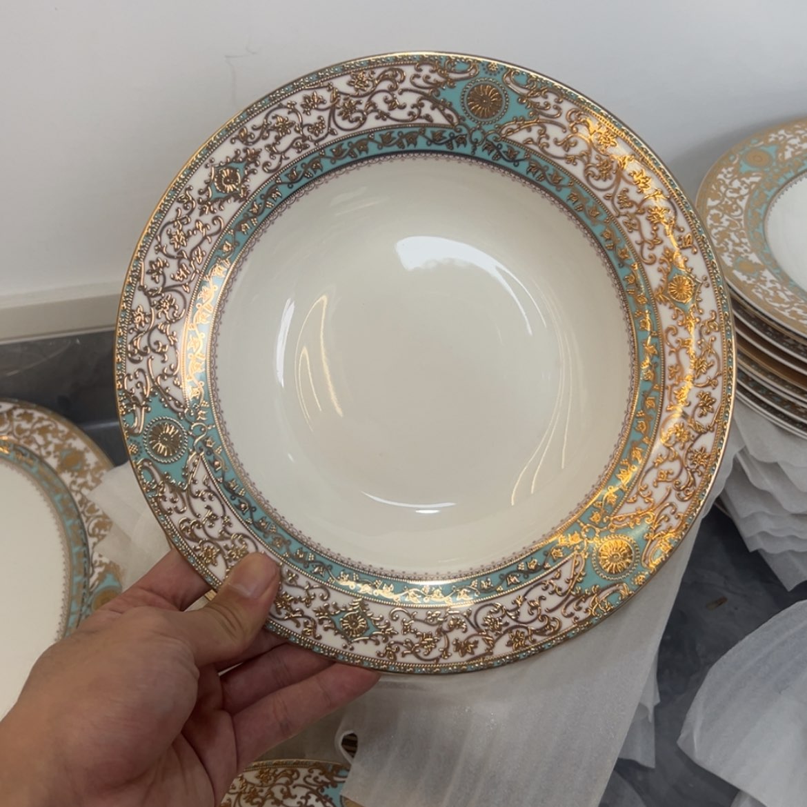 【闪购商品】瓷片9寸草帽盘两个一单福利价