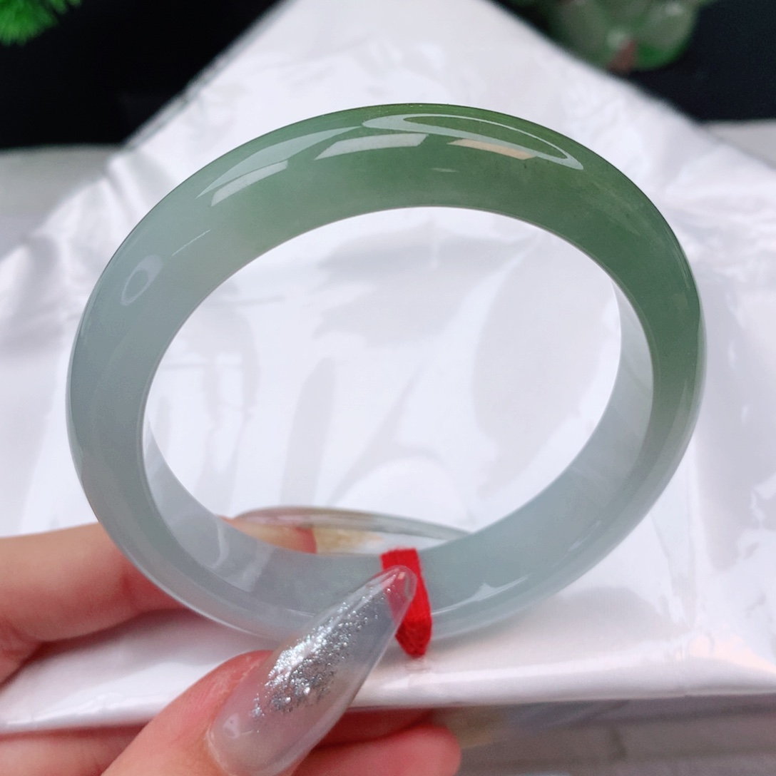 未镶嵌手镯翡翠正圈56