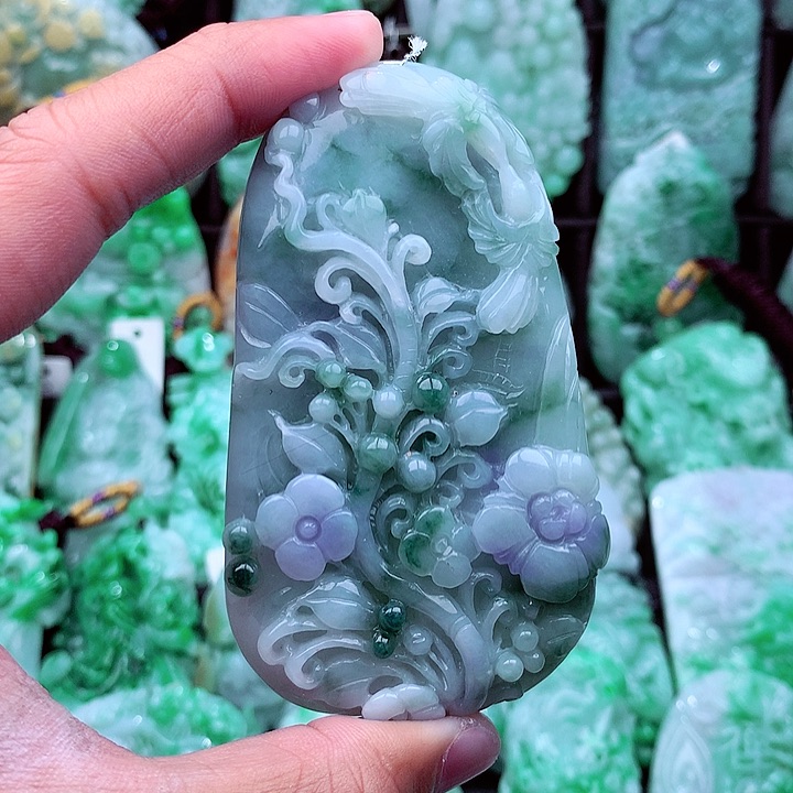 翡翠吊坠(不含链)未镶嵌小*