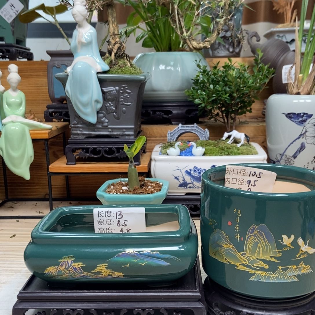 紫砂花盆陶瓷花盆陶瓷艺术