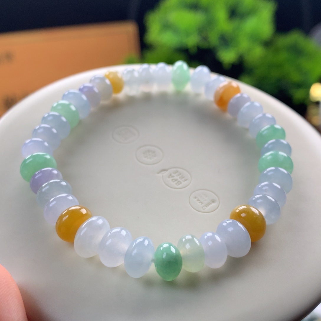 翡翠未镶嵌手链卡8