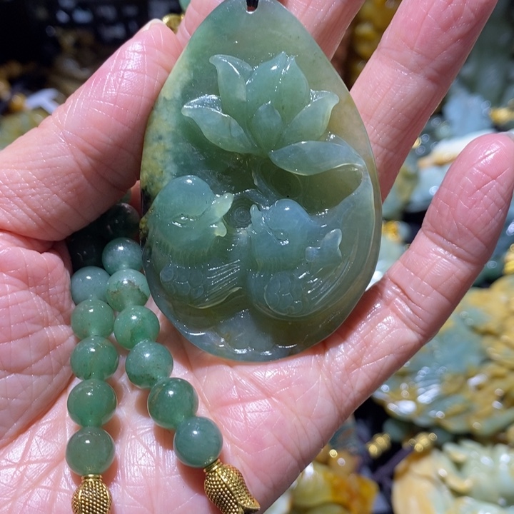 岫玉岫玉吊坠未镶嵌