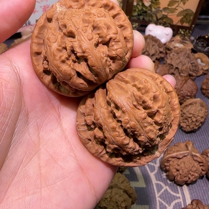 花***醉核桃秦岭文玩核桃1