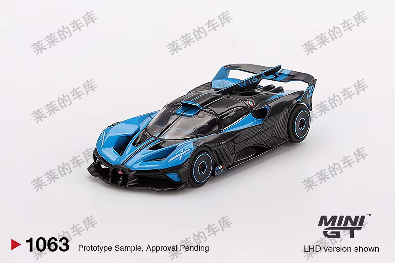【爆款预定】MINI GT 1:64 布加迪 Bolide Presentatior #1063