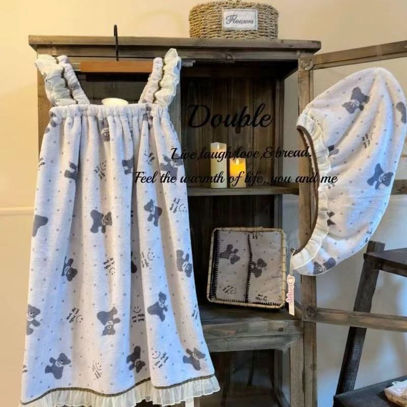 孤品毛巾浴巾干发帽浴裙专用链接