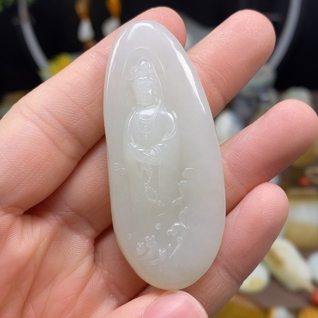 和田玉颈饰未镶嵌16