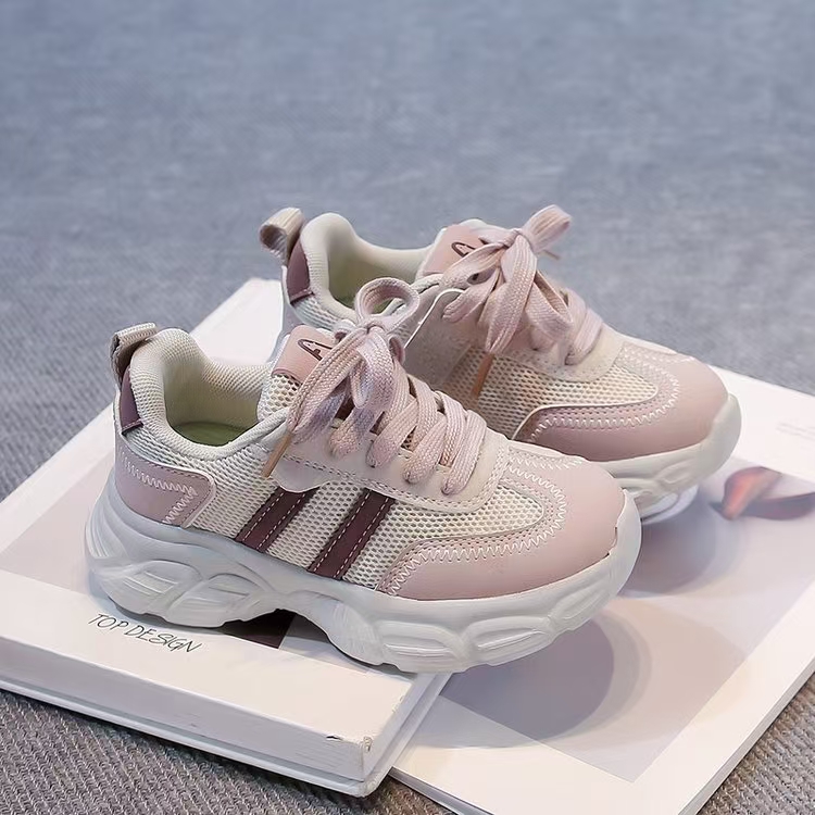 泡妈童装    2025春季新款儿童运动男童新款女童休闲鞋老爹鞋188