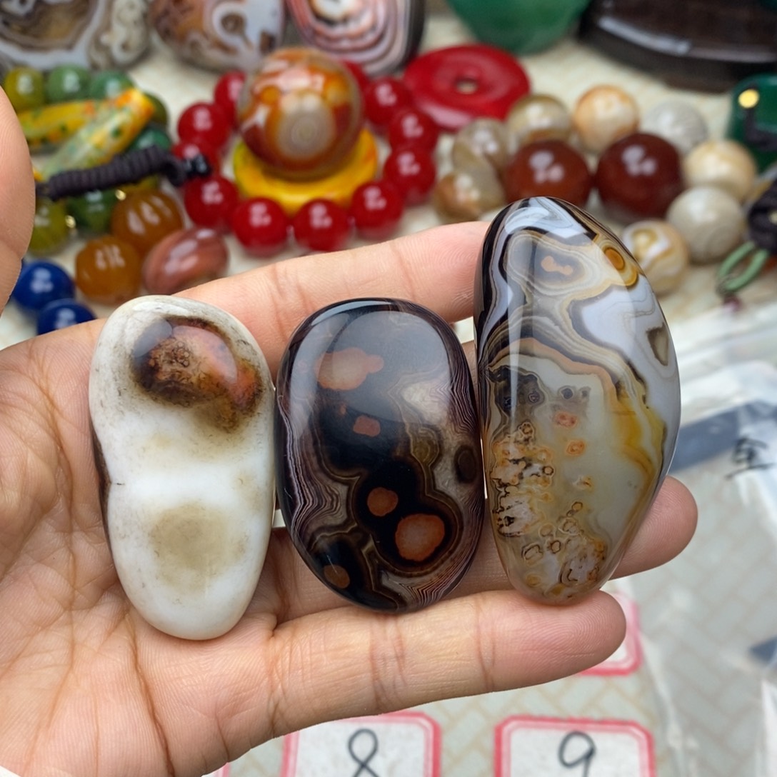 全***修玛瑙/玉髓未镶嵌颈饰