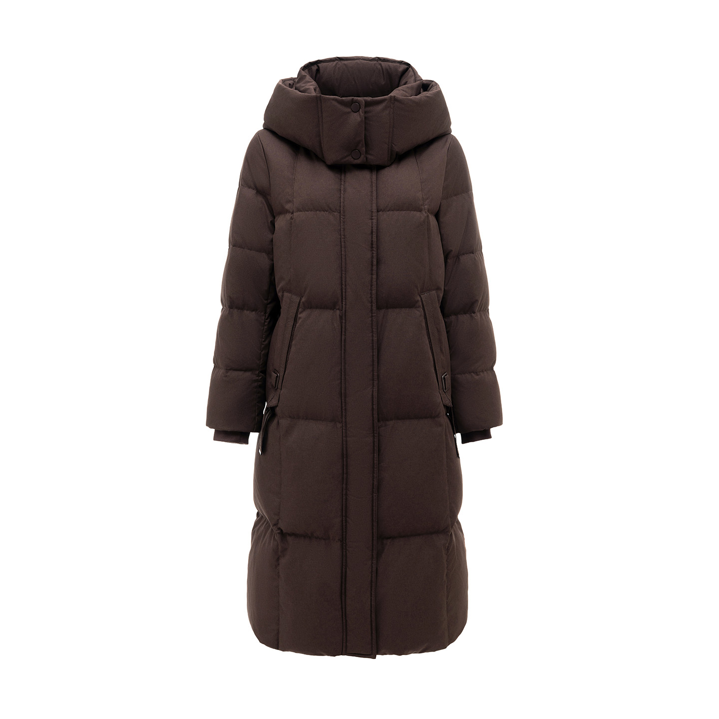 极简通勤90白鹅绒填充中长款保暖鹅绒服5199