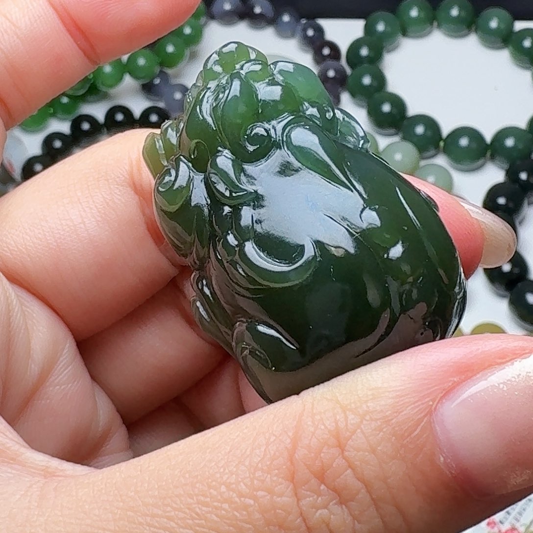 和田玉未镶嵌手链