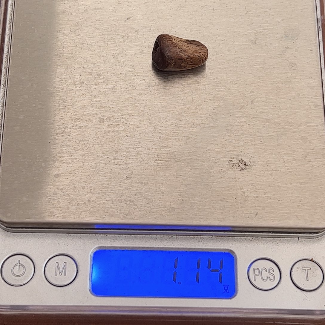 沉香沉香碎屑小留疤 1.14克