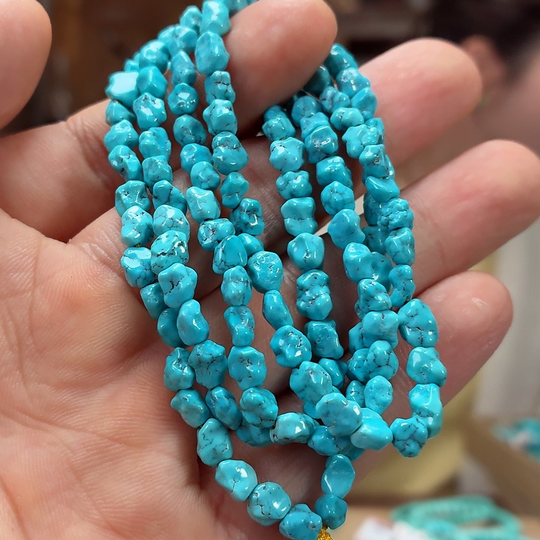 未镶嵌绿松石珠宝奇石