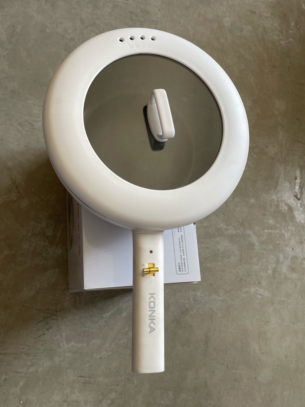 准新品 Konka/康佳 电炒锅1500瓦白色4L KDCG-1511-W