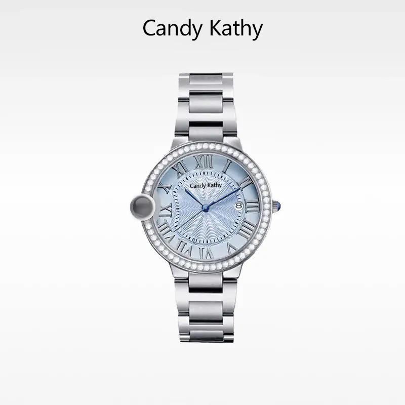 Candy Kathy【官方正版】ck318 告白气球系列单日历女机械腕表d