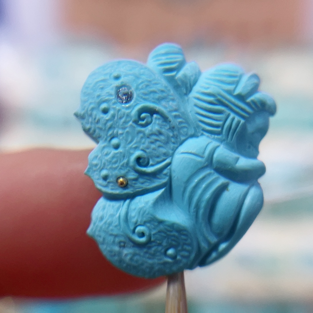 绿松石珠宝奇石未镶嵌