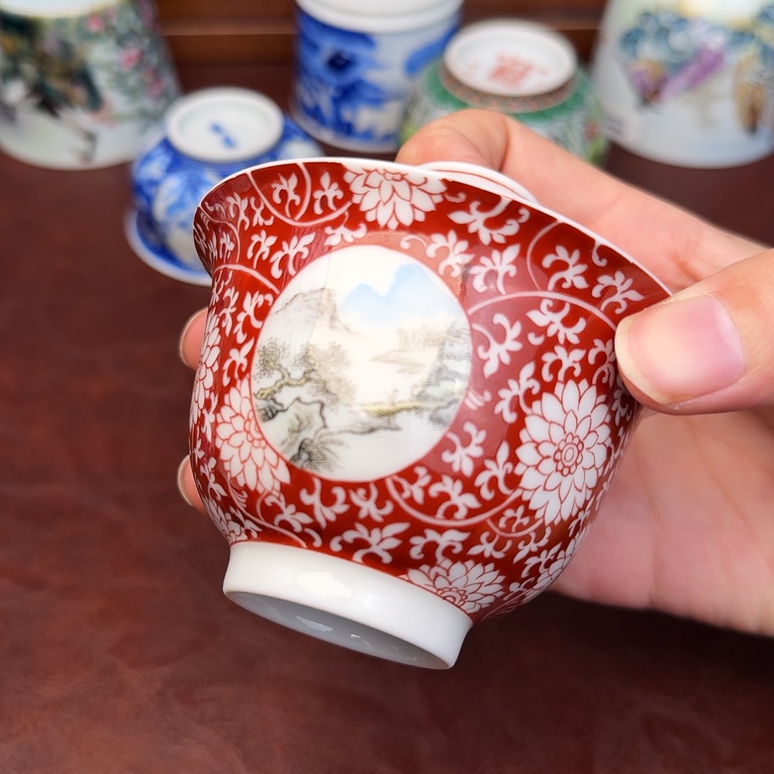 春***1陶现代景德镇全手工全手绘陶瓷