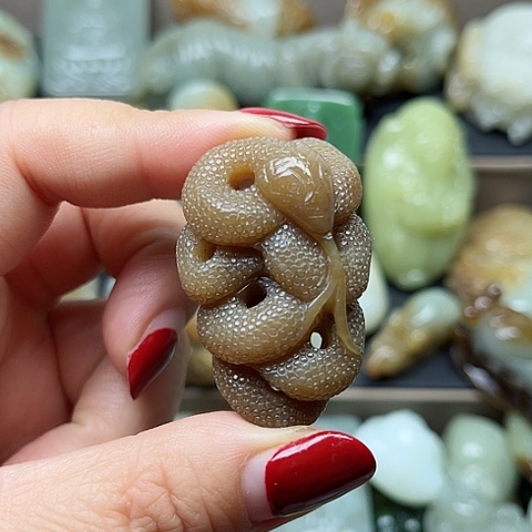 颈饰未镶嵌和田玉