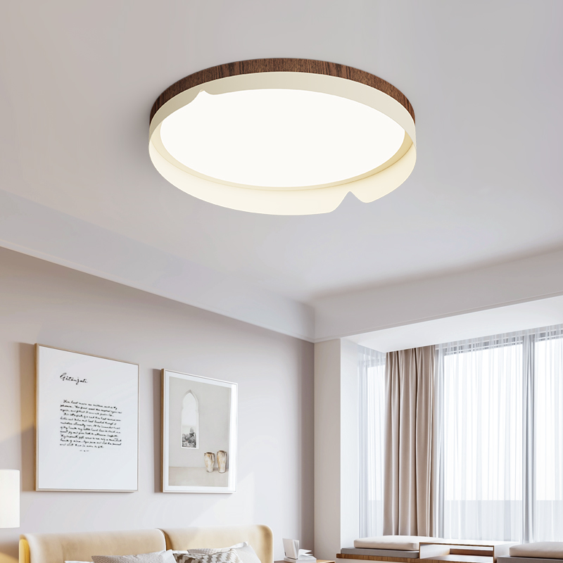 中古风中山吸顶灯灯饰全光谱护眼家用led灯卧室吸顶灯书房客厅灯