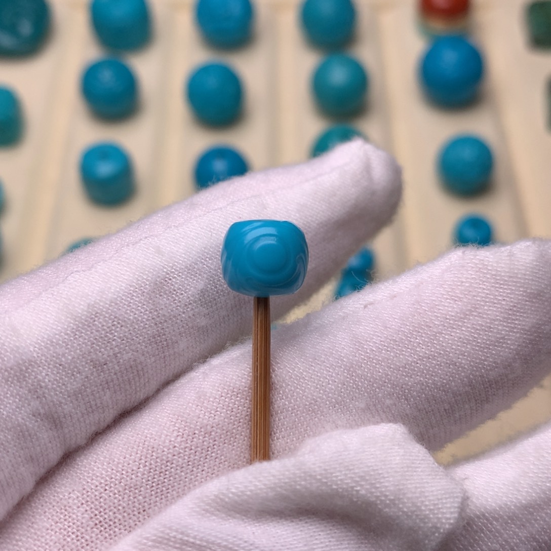 绿松石未镶嵌绿松石博古8.7