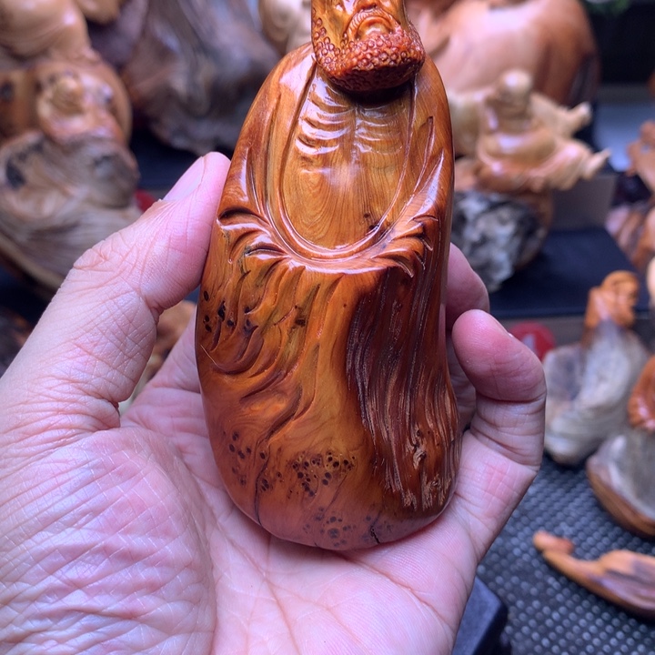 柏木（崖柏）崖柏陈化料手把件