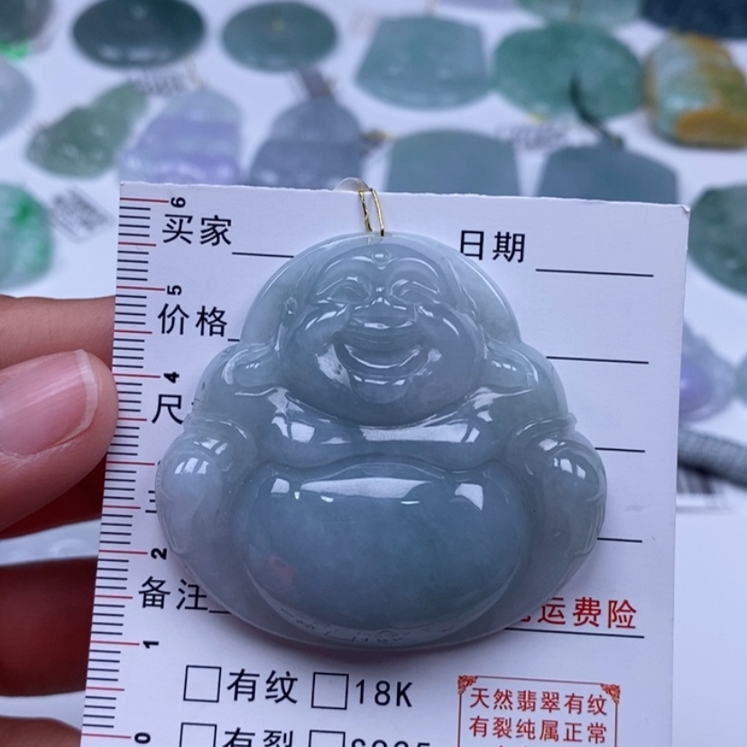 【闪购商品】翡翠吊坠(不含链)未镶嵌佛公
