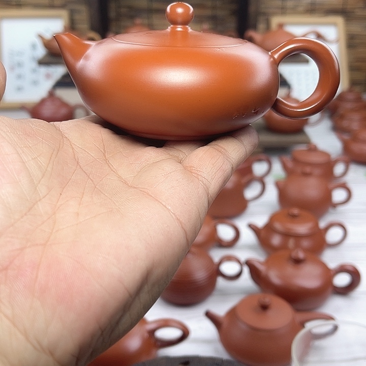 春**伟潮州朱泥手拉凤雏140毫升