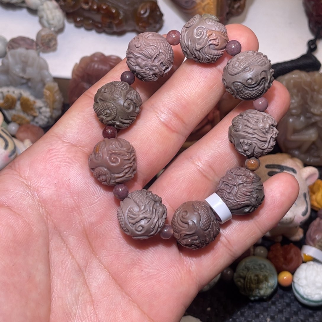 未镶嵌手串石英质玉