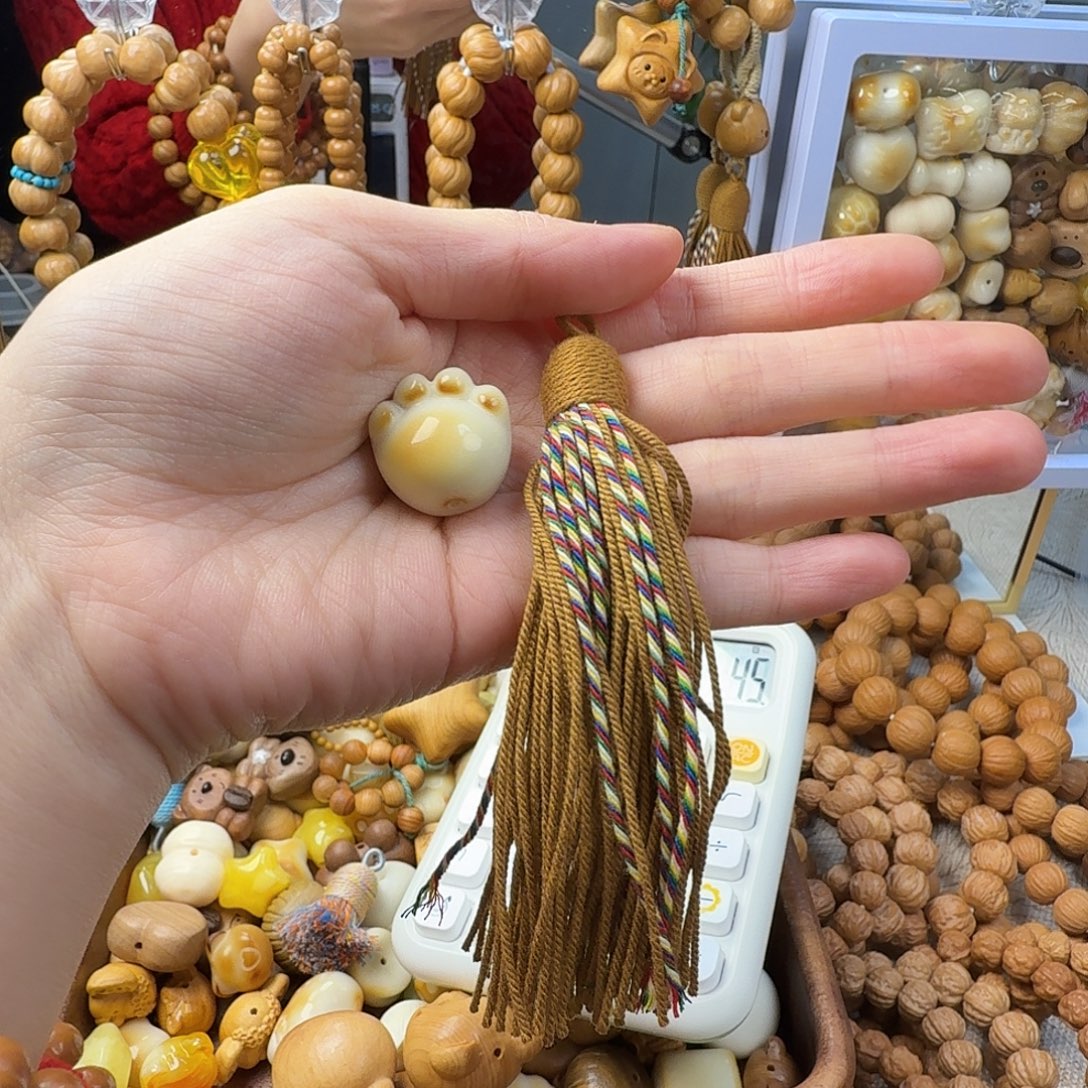 珍***生菩提籽类猴头手串