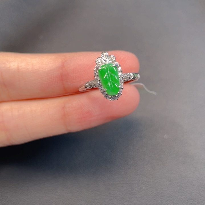 吊坠(不含链)银S925镶嵌翡翠