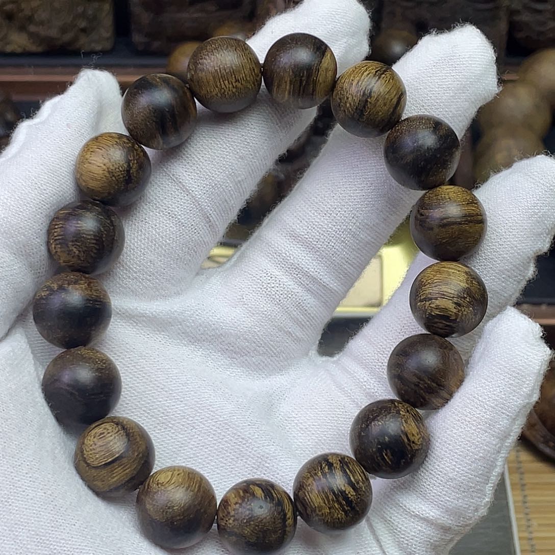 流***年沉香手串越南白奇…………