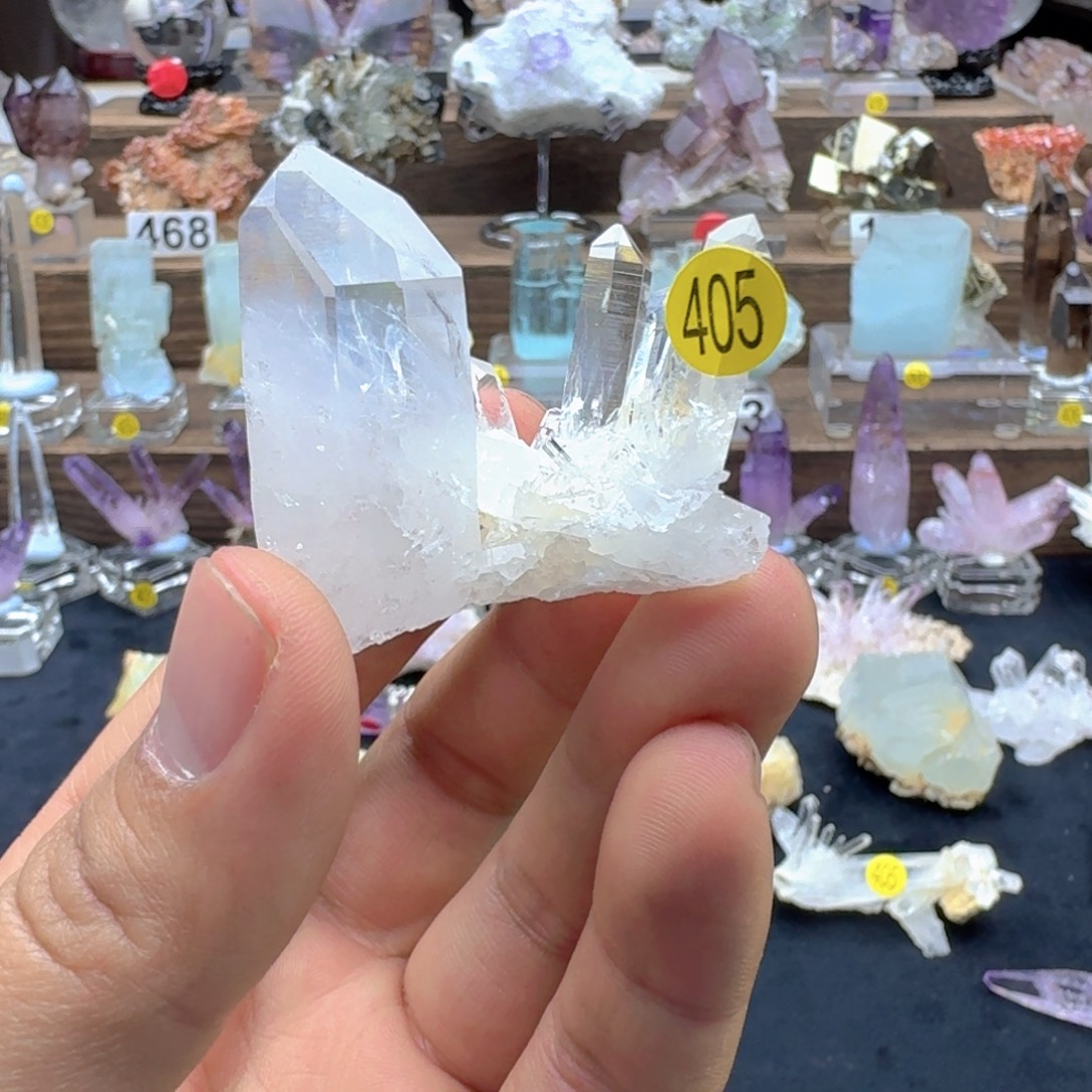 明***性水晶珠宝半成品未镶嵌