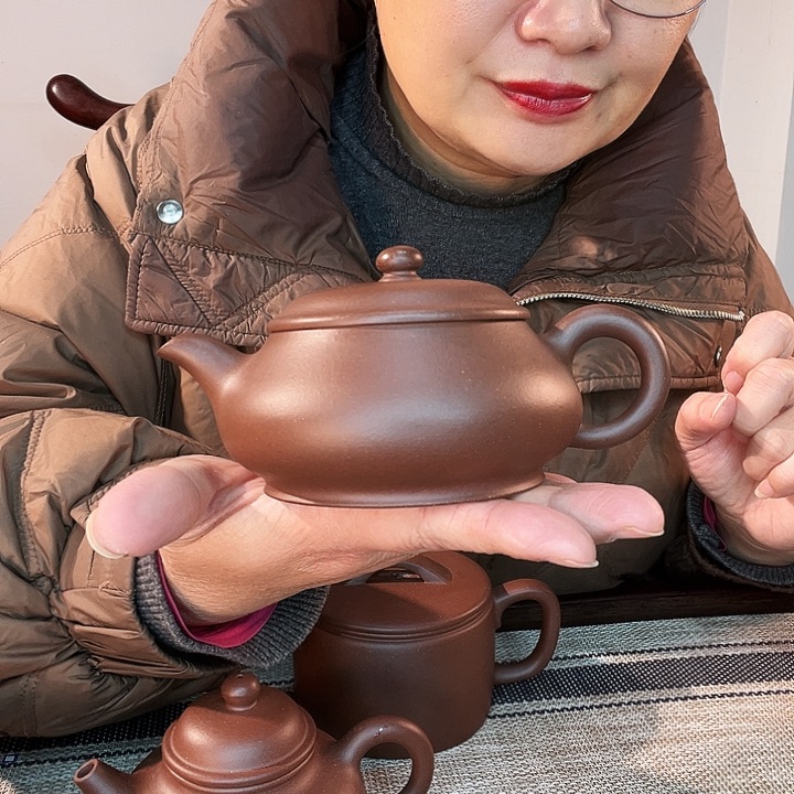 底槽青茶壶作品欣赏