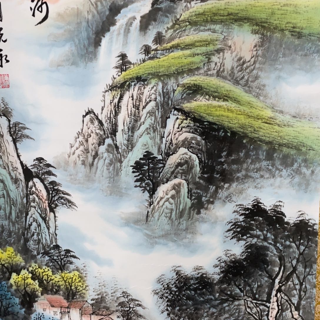 国画老师手笔手绘作品n