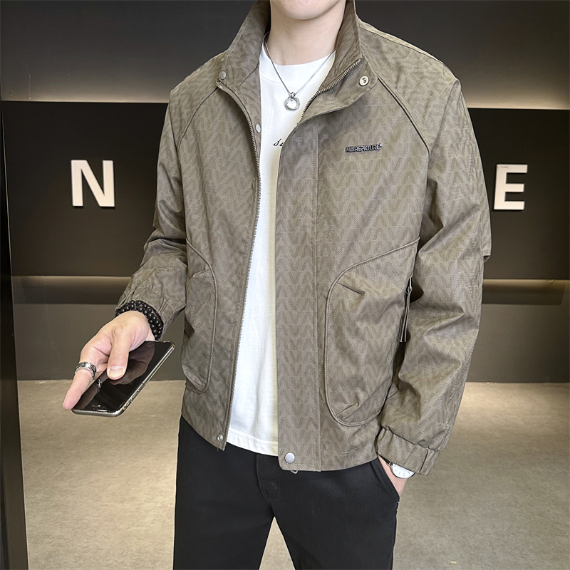 TUCANO/啄木鳥秋季新款男士潮流印花立领夹克韩版帅气休闲外套男