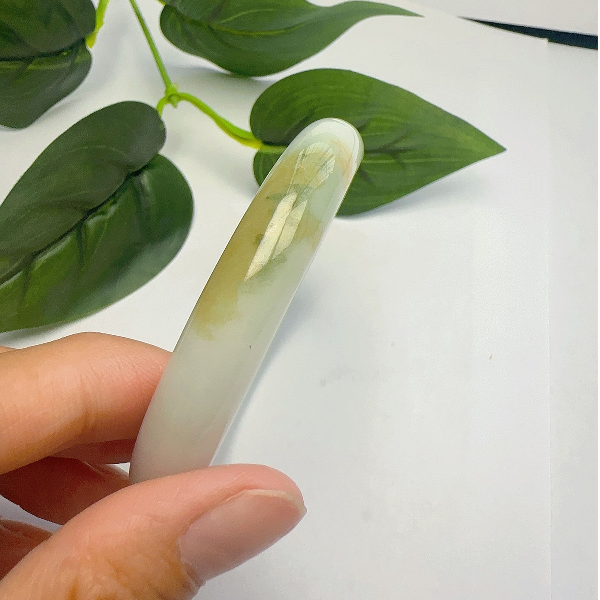 天然缅甸翡翠手镯55圈