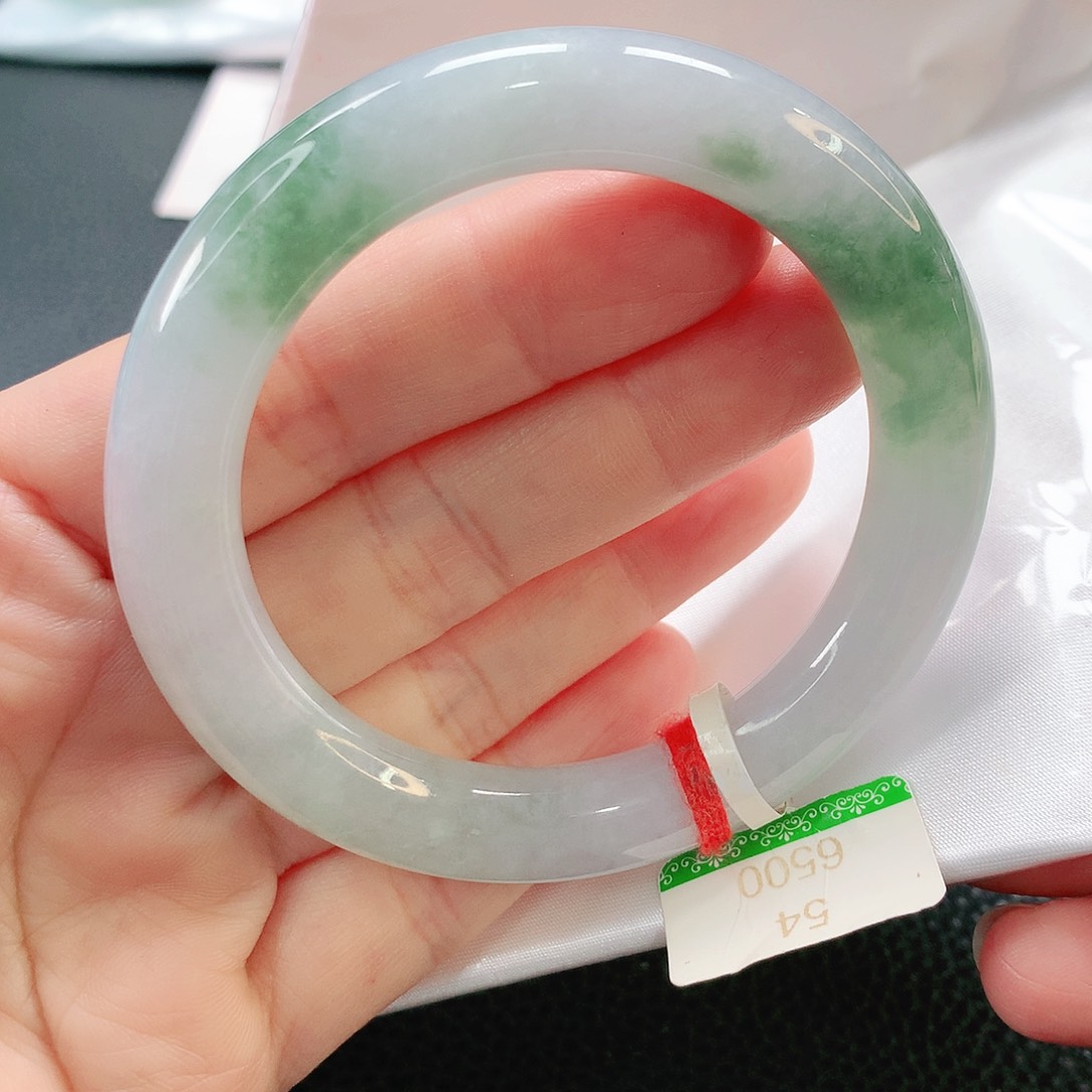 未镶嵌手镯翡翠54圆