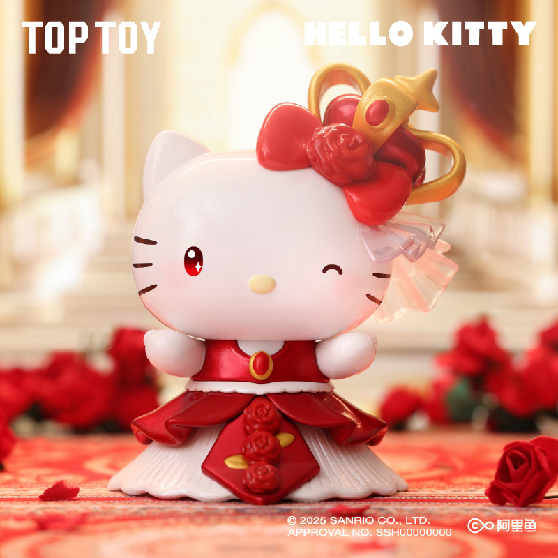 TOPTOY正版三丽鸥玫瑰之夜系列盲盒桌面车载装饰摆件送女生礼物