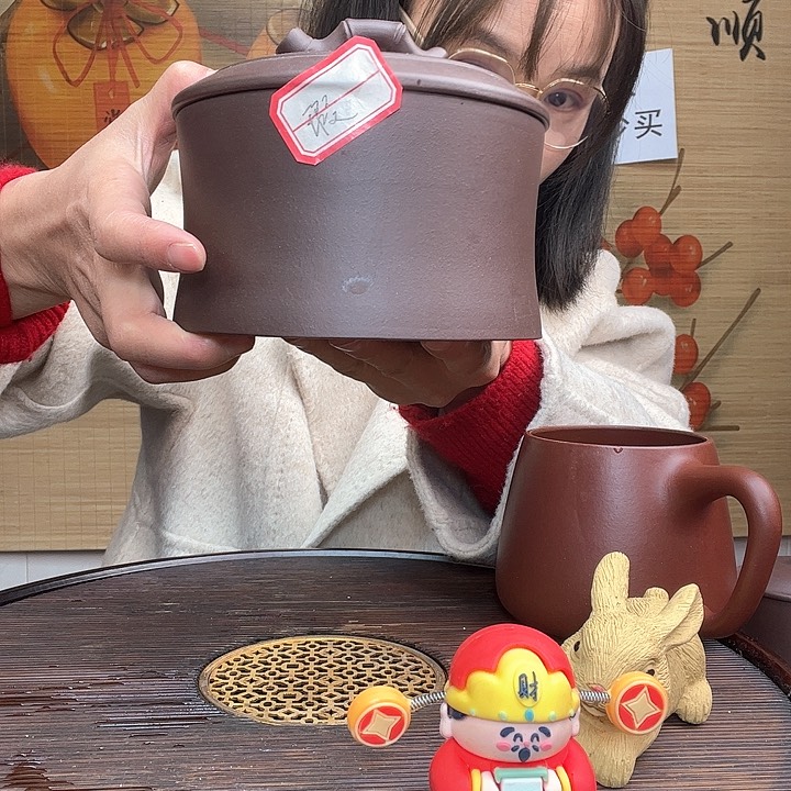 紫砂茶杯原矿紫砂杯