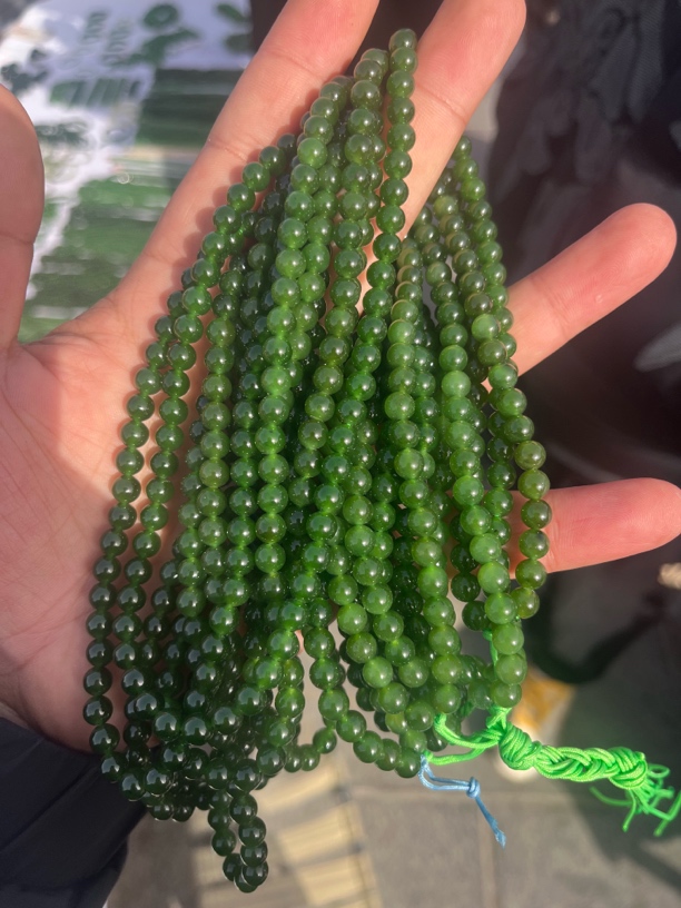 和田玉碧玉108颈饰多样性发货拍一发一
